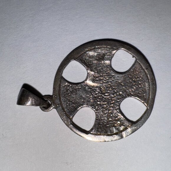 Sterling Silver Circular Celtic Knot Pendant - Picture 6 of 16